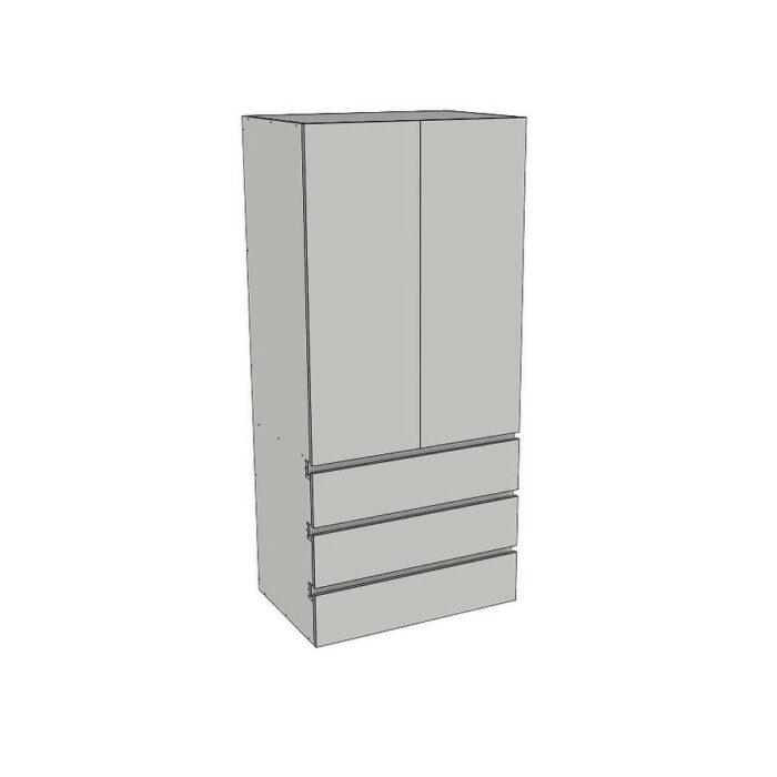 Tall FP L Shape Cabinet 2 Doors 3 Drawers image