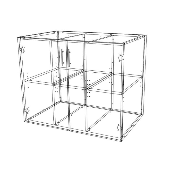 Base Cabinet 2 Vertical Partition image