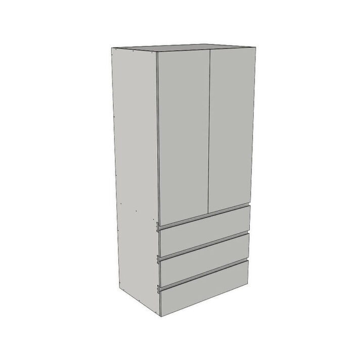 Tall FP Cabinet 2 Doors 3 Drawers image