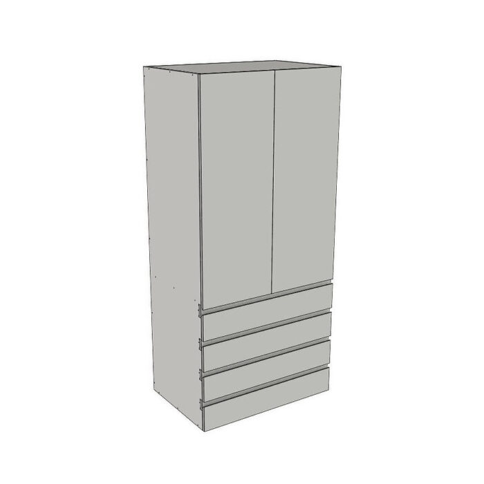 Tall FP Cabinet 2 Doors 4 Drawers image