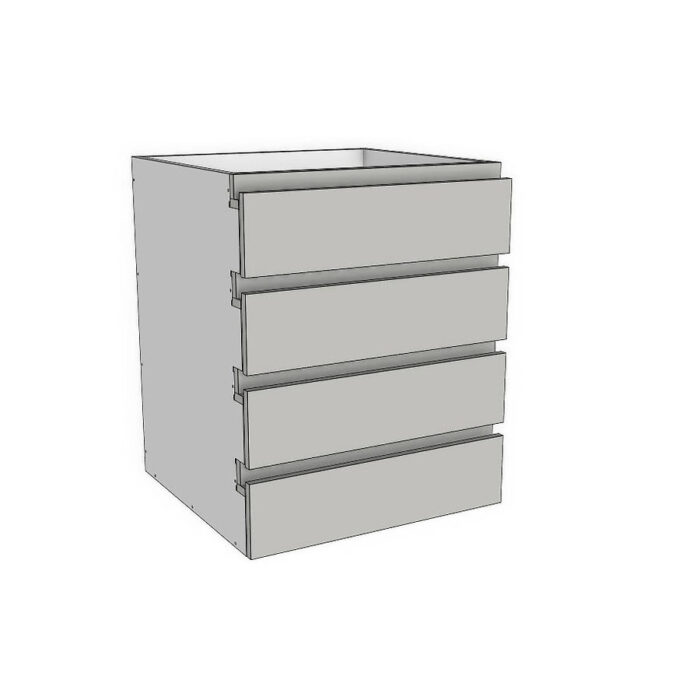 Base Fingerpull L Shape 4 Eq Drawers image