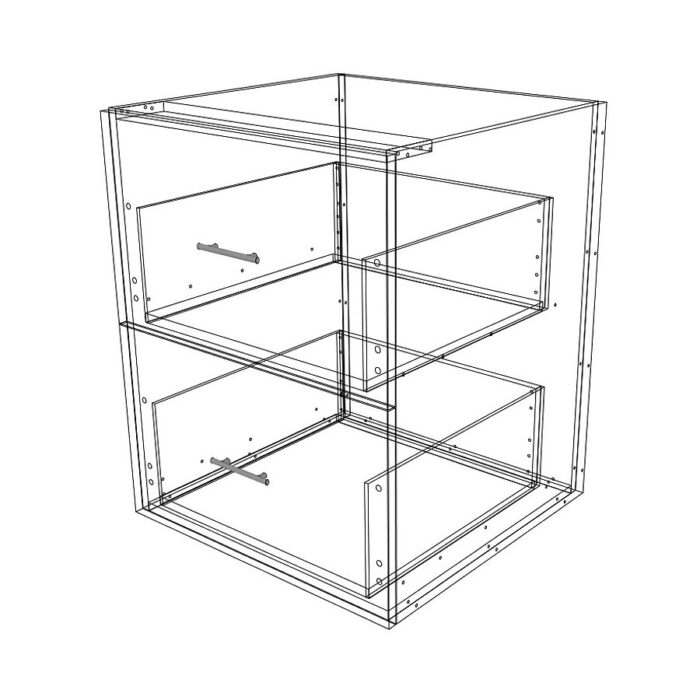 Base Cabinet 2 Eq Drawers image